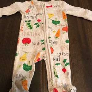 3 months veggie sleepware